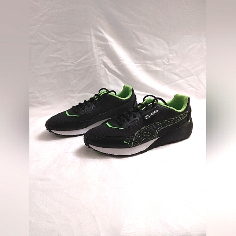 Puma Men's Mercedes AMG Petronas F1 SpeedFusion Black/ Green Size 8.5 Wide